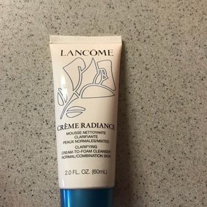 Lancôme creme radiance cream to foam cleanser